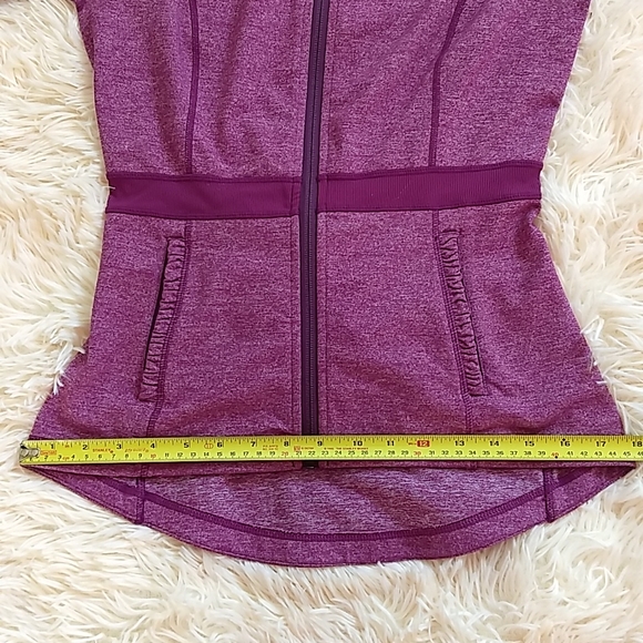 Rare Lululemon Dewberry Peplum Ruffles Riding Jacket - Picture 11 of 14